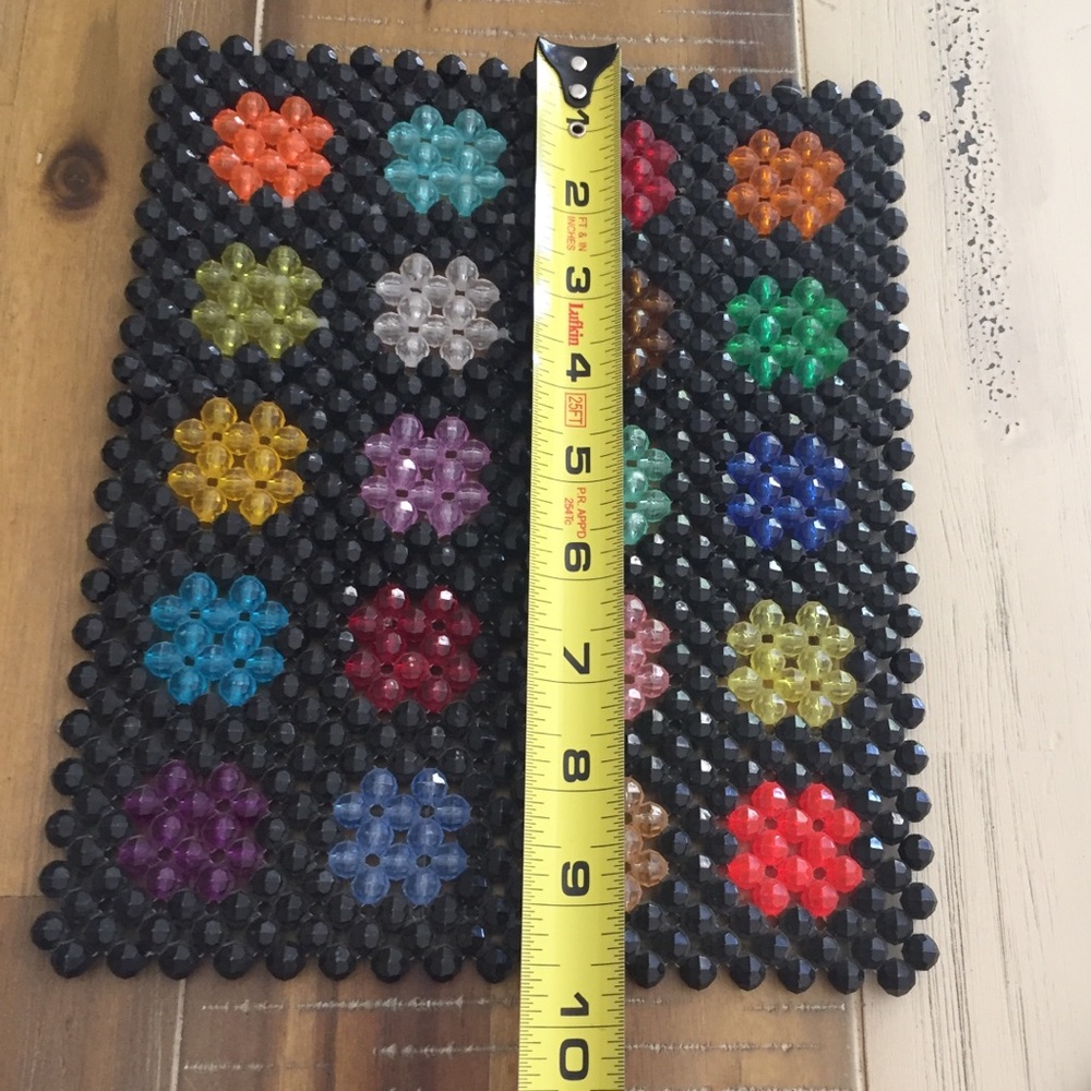 ❌Beaded Coasters Decor House Kitchen Handmade Set - Picture 5 of 8